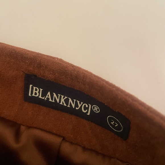 NWT [BLANK NYC] SUEDE MINI SKIRT - NWT Sz 27 - Picture 6 of 6